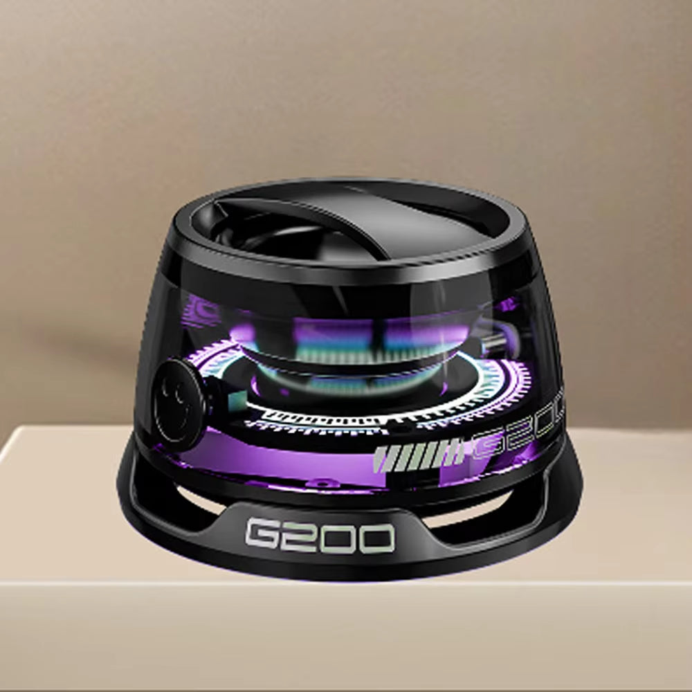 Bluetooth 5.3 Speaker Magnetic Speaker Portable Mini Speaker Colorful RGB Light Speaker Mini Sound Box for Home Office Outdoor
